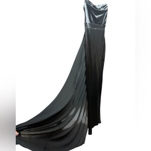 Winsor, Maxi Gown With Back Train